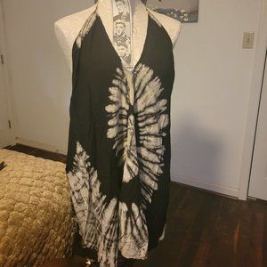 Tie Dye Open Back Halter Top